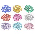thumbnail image 2 of U8MO 250 Flatback Acrylic Rhinestone Round Button 8mm Sew on beads Color for choice-Clear, 2 of 6