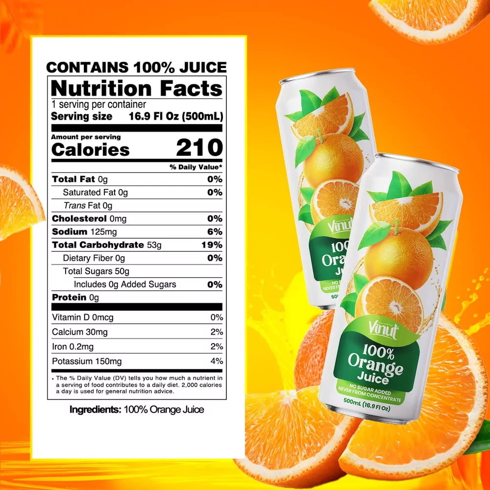Vinut 16.9 fl oz 100% NFC Orange Juice Drink (No Sugar Added)