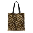thumbnail image 1 of SIDONKU Canvas Tote Bag Leopard Wild Cat Toon Cheetah Jaguar Cartoon Jungle Reusable Handbag Shoulder Grocery Shopping Bags, 1 of 1