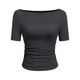 thumbnail image 1 of Tops Casuales sin Mangas para Mujeres Camiseta de Moda Blusa Elasticidad Suelta Cuello Redondo Tops de Color Sólido para Mujeres, 1 of 5