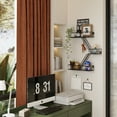 thumbnail image 5 of EOSTBE 7.5" x 12" Black Metal Fire Escape Floating Shelves 3-Tier, 5 of 8