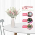 thumbnail image 3 of Realistic Faux Dandelion Flowers 2pcs Set Red Plastic Simulation Flower Adornments for Home Décor and Wedding Decoration, 3 of 9