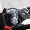 thumbnail image 5 of 20 Oz Pioneer Flower Coffee Tumbler Double Wall Insulated Stainless Steel Water Bottle | Metal Reusable Thermoses Flask with Cup Cap | Leak & Sweat Proof with Anti-Dust Lid, 5 of 7