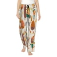 thumbnail image 2 of Kdxio Women's Comfy Stretch Autumn In The ForestPrint Drawstring Pajama Pants-Large, 2 of 9