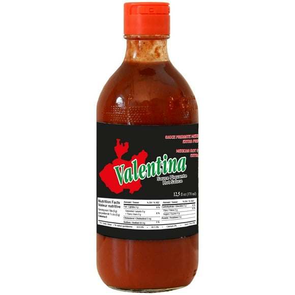 Valentina Black Extra Hot Sauce, 370 mL