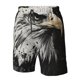 thumbnail image 4 of Fotbe Ink Style Bald Eagle Trajes de Baño Estampados para Hombre, Shorts de Verano de Secado Rápido, Ropa de Playa, Bañadores-3X-Large, 4 of 6