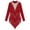 Burgundy, variant on Linjinx Womens Tassel Latin Dance Dress Long Sleeve Leotard Salsa Jazz Tango Performance Bodysuit Blue L