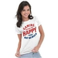 thumbnail image 3 of Gaming Makes Me Happy Womens Slim Fit Graphic Tee Brisco Brands S, 3 of 5