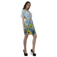 thumbnail image 4 of Moomaya Modest Dresses Women Printed Dress Shorts Womens V Neck Casual Wear, 4 of 6