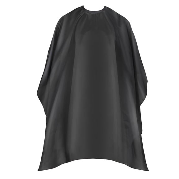 TELOLY Professional Hair Cutting Cape with Adjustable Snap Closure,Salon Barber Cape,Waterproof Hairdressing Salon Cape-47" x 45" (Black)