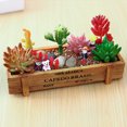 thumbnail image 1 of Flmtop Rectangle Wooden Planter Box Garden Yard Flower Succulent Container Planting Pot, 1 of 9