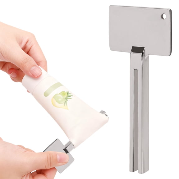 Toothpaste Tube Squeezer Stainless Steel Tube Wringer Roller for Toothpaste Cream Paint Cosmetic Tube Easy Dispensing Bathroom Accessory,1PC,D