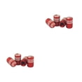 thumbnail image 1 of Thinsony 4 Pieces Car Tire Valve Stems Caps Flag Pattern Rim Sleeve Dustproof Cover Repair Parts for Bicycle Vehicle Motorcycle Red 2Set, 1 of 6