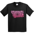 thumbnail image 3 of Inktastic Montana Silhouette Mandala Youth T-Shirt, 3 of 5