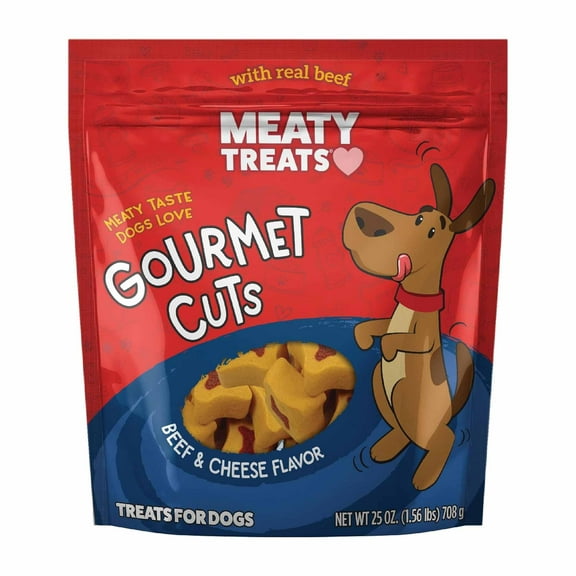 Meaty Treats Gourmet Cuts Beef/Cheese 25oz.
