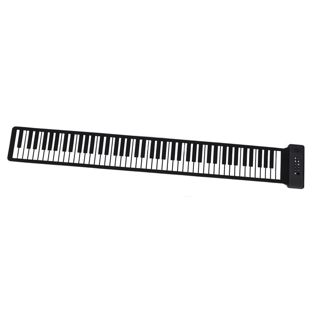 Teclado De Piano Enrollable Manual, Teclado Enrollable Plegable, Reproducción Recargable, Silicona, 88 Teclas Para Niños
