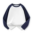 thumbnail image 3 of MEZZALL Toddler Kids Baby Girls Boys Long Sleeve T-Shirts Patchwork Baseball Tee Tops Classic, 4-5 Years, 3 of 3