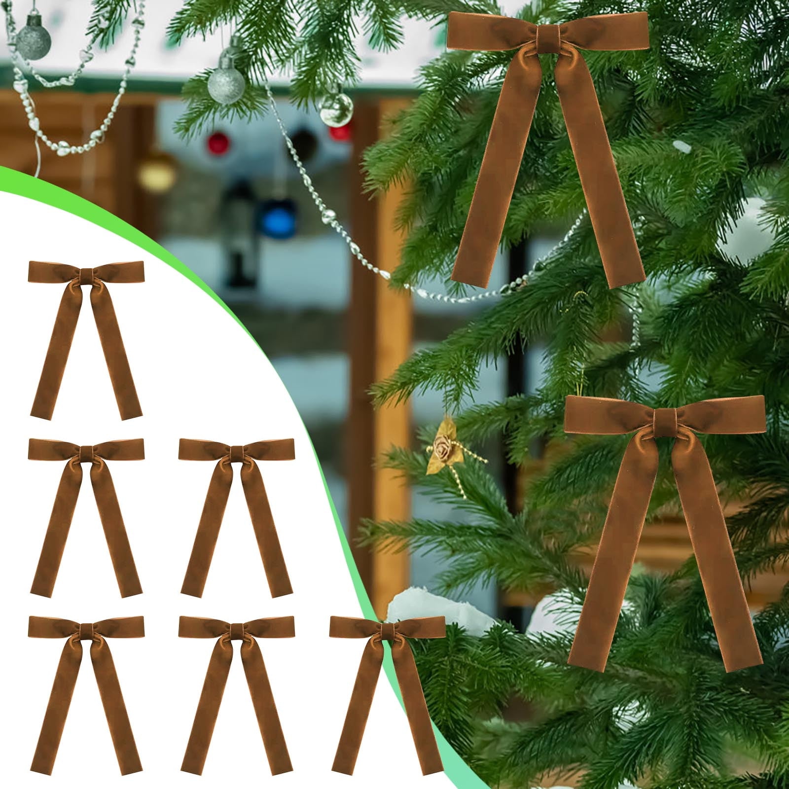 Lot De Couronnes De Noël Pour Porte D'entrée – Décorations Extérieures Festives, Parfaites Pour Noël, Fenêtres Et Portes D'entrée - Maison