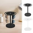 thumbnail image 1 of Acrylic Sunglasses Stand - 360° Rotating Eyeglasses Display Rack | Black Tabletop Organizer for 9 Pairs | Durable Acrylic Finish | Space-Saving | Easy Assembly, 1 of 9