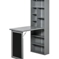 thumbnail image 4 of Grey Foldable Desk | Suitable for Home Office and Study | Ample Storage and Easy to Maintain, 4 of 5