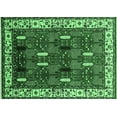 thumbnail image 1 of Ahgly Company Indoor Rectangle Oriental Emerald Green Traditional Area Rugs, 2' x 3', 1 of 4