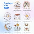 thumbnail image 2 of 16 hojas de transferencias termoadhesivas para camisetas, flores, DTF, listas para planchar, lavables., 2 of 9