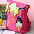 thumbnail image 3 of BAELLERT Cartoon Penguin Plush Keychain Toy Pendant Soft PP Cotton Filling Creative Key Ring Bag Charm Gift for Girls Boys Family Festivals, 3 of 7