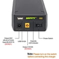 thumbnail image 4 of TalentCell 24V Lithium ion Battery PB240A1, Rechargeable 22400mAh 82.88Wh Li-ion Batteries Pack with DC 24V/12V and 5V USB Output for LED Light Strip, CCTV Camera, Smartphone and More, 4 of 8