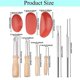 thumbnail image 3 of 9PCS Clay Sculpting Tools Wooden Handle Pottery Carving Tool Kit Pottery Clay Trimming Tools, 3 of 5