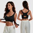 thumbnail image 2 of Wireless Soft Support Posture Bra for Women Seamless Beauty‑Back Front Hook Bra Push Up Sports Underwear, 2 of 9
