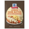 thumbnail image 2 of (4 pack) McCormick Lemon Naturally Flavored Herb Butter Sauce Mix, 0.87 oz Packet, 2 of 14