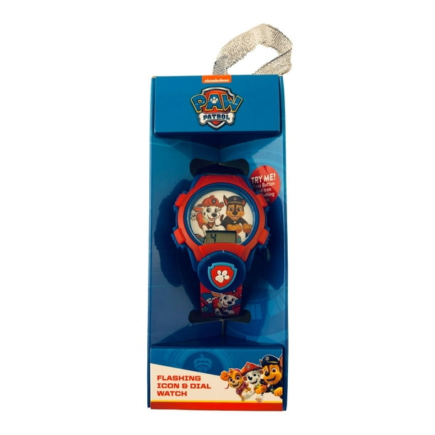 Spin - Boys Kids LCD Flashing Digital Paw Patrol Chase & Marshall Watch - Walmart.com - Walmart.com