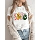 thumbnail image 3 of Ropa de vacaciones para mujer, camiseta con estampado de letras dulces de los años 90, camiseta estampada, camisetas de año nuevo, moda de feliz navidad 2025, 3 of 5
