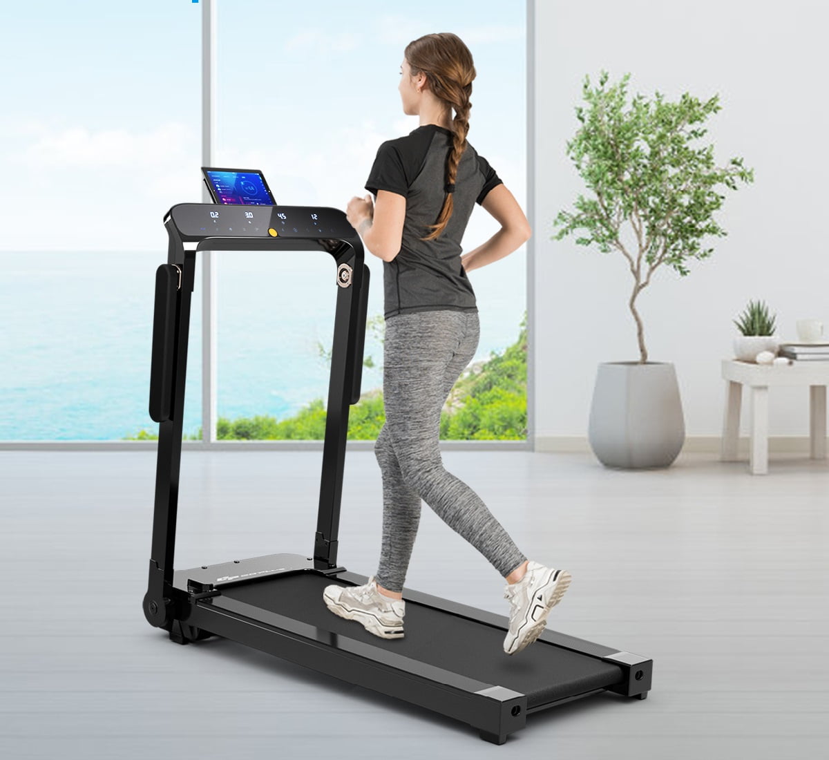 Ultrathin Folding Treadmill Walking Machine