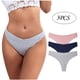 thumbnail image 2 of Tanga de algodón para mujer, 3 uds., tangas, bragas sexis con cintura en V, ropa interior femenina, lencería Fridja nalpqowj15115, 2 of 9