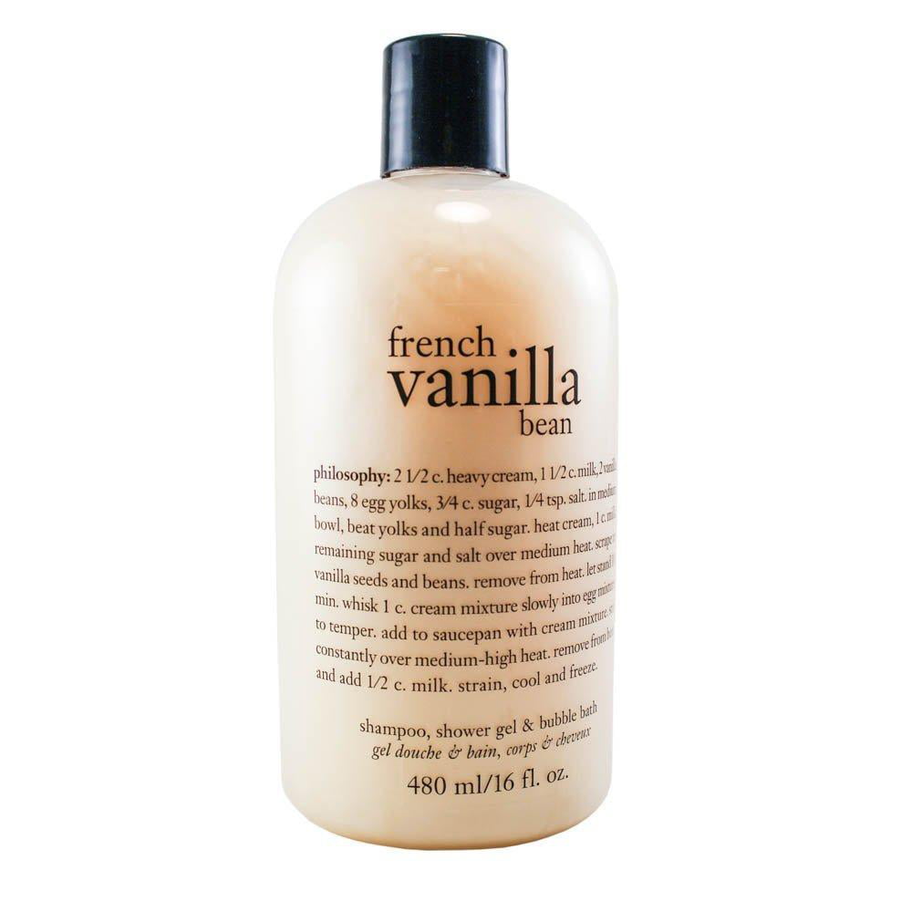 Philosophy by Philosophy French Vanilla Bean Shampoo, Shower Gel ...