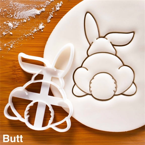 Easter Home Decor Easter Bunny Cookie Cutter Baking Mold for DIY Cookies Fondant Biscuit Spring Holiday Kitchen Tool