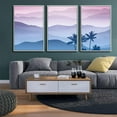 thumbnail image 2 of wall26 3 Piece Framed Canvas Wall Art for Living Room, Bedroom Mountain Landscape Illustration XIX Canvas Prints for Home Decoration Ready to Hang - 16"x24"x3 Panels, 2 of 4