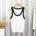 thumbnail image 2 of Sngxgn Basic Women's Tank Top Ladies V-Neck Camisole Loose Sleeveless Blouse Tank Shirt(Beige,One Size), 2 of 3