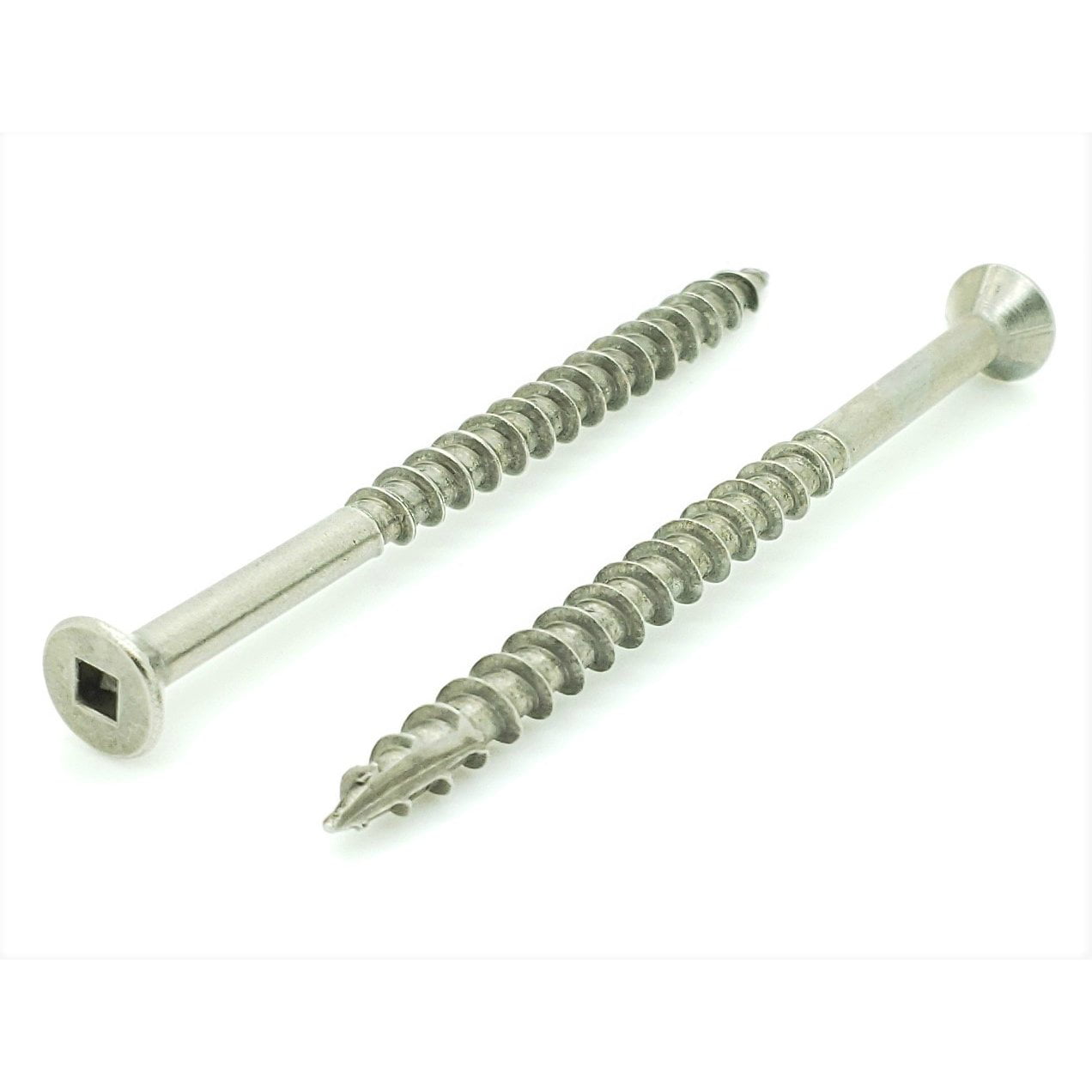 100 Qty 10 X 3 Stainless Steel Fence And Deck Screws Square Drive