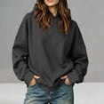 thumbnail image 2 of Cmtiyu Hoodies for Women Oversized Drop the Shoulder Long Sleeve Hooded Sweatshirts Fall Fashion Loungwear Pullover Tops S-2XL, 2 of 9