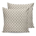 thumbnail image 7 of Outdoor Throw Pillow Cover Country Morocco Tile Geometric Pattern Waterproof Cushion Covers 2 Pack Vintage Brown Gray Pillow Cases Home Decoration for Patio Garden Couch Sofa, 7 of 7