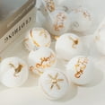 thumbnail image 5 of Christmas Baubles Foam 6cm x 6 with Gold Glitter Christmas Pattern, 5 of 5