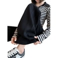 thumbnail image 3 of Women Sweatpants Wide Leg Drawstring Workout Casual Baggy Pants High Waist Black S, 3 of 7