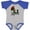 Heather and Royal, variant on Inktastic Cute Elf Squad Boys or Girls Baby Bodysuit