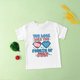 thumbnail image 2 of Blusa y Camiseta Gibobby de Manga Corta Unisex para Niños y Adolescentes Estampado del Día de la Independencia Blanco 9-10 Años, 2 of 4