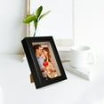 thumbnail image 1 of TABLZONE Black Plastic Picture Frame for Home Use Rectangle Shape Decorative Photo Frame 8.5x11 Inches, 1 of 6