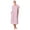 Bright White Liberty Multi, variant on Aria Women's  100% Cotton Raglan Sleeve Smocked Neck Sleepwear 46" Gown, Sizes XS-5X