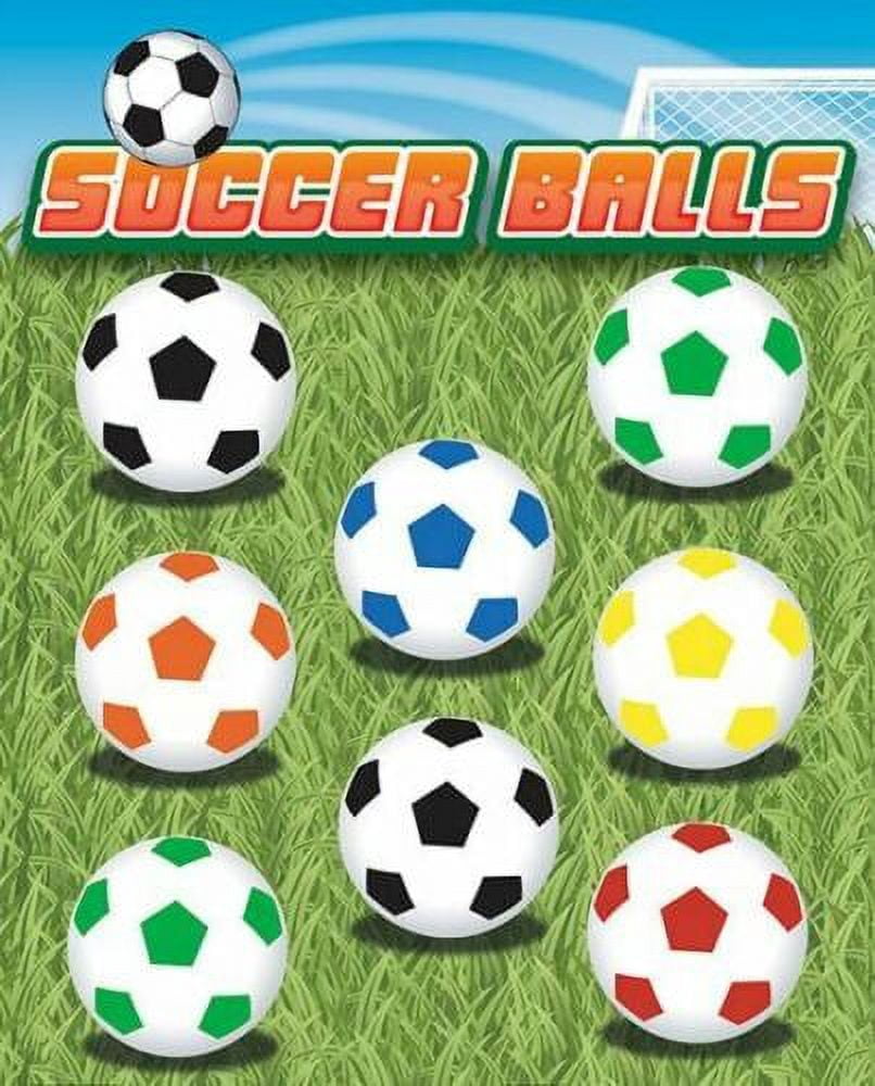 Soccer Ball Toys, Prizes and Games, 1,000 pieces, 1.3-inches