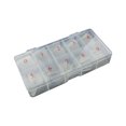 thumbnail image 1 of ziyahi 500 Pcs/set Artificial Nails False Half Nail Art Tips Acrylic UV Gel Assorted Kit with Storage Box, Clear, 1 of 7